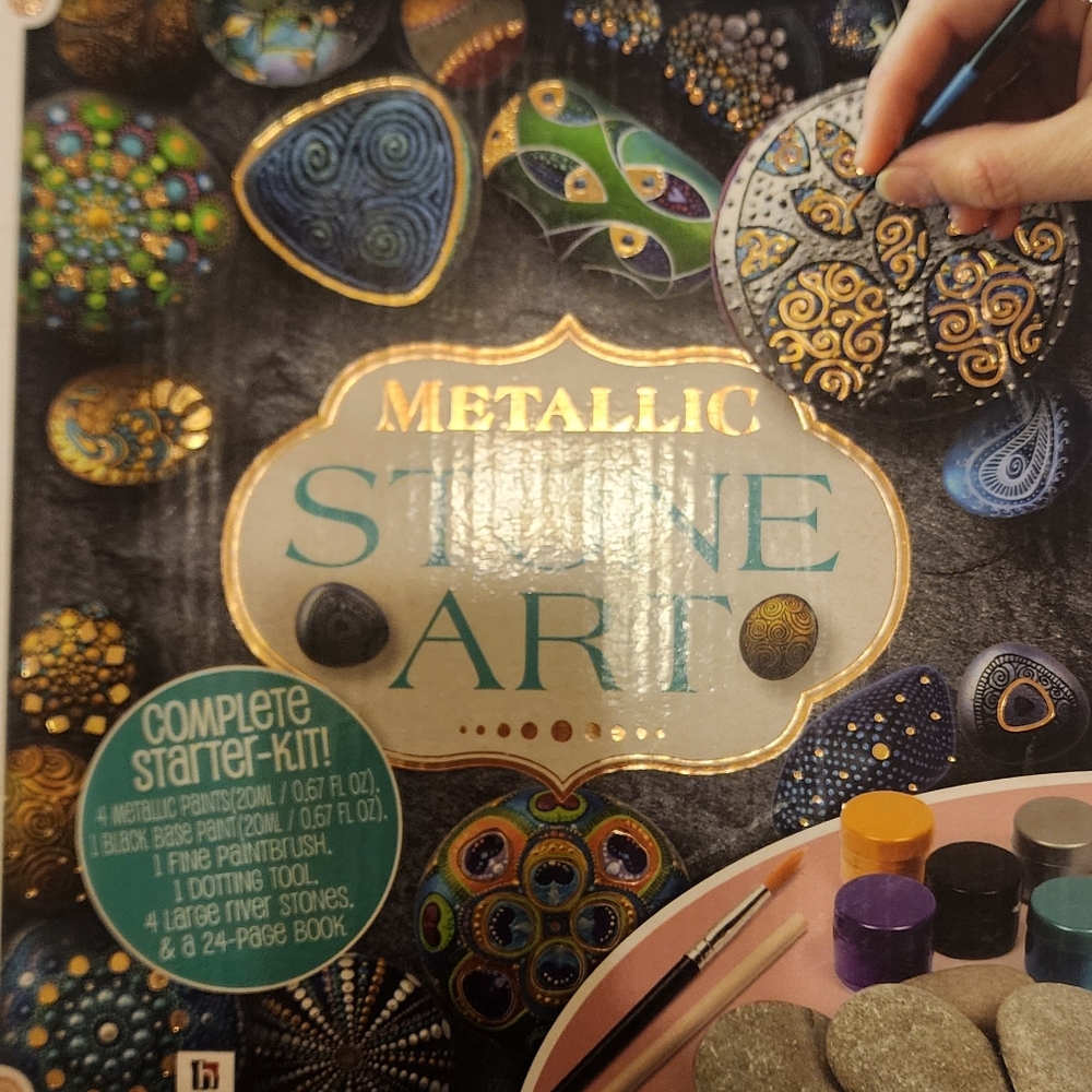 Hinkler Metallic Stone Art Complete Starter Kit NewCondition brand new no retu